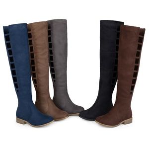 Journee Women's Cut-out Over-the-knee Boots